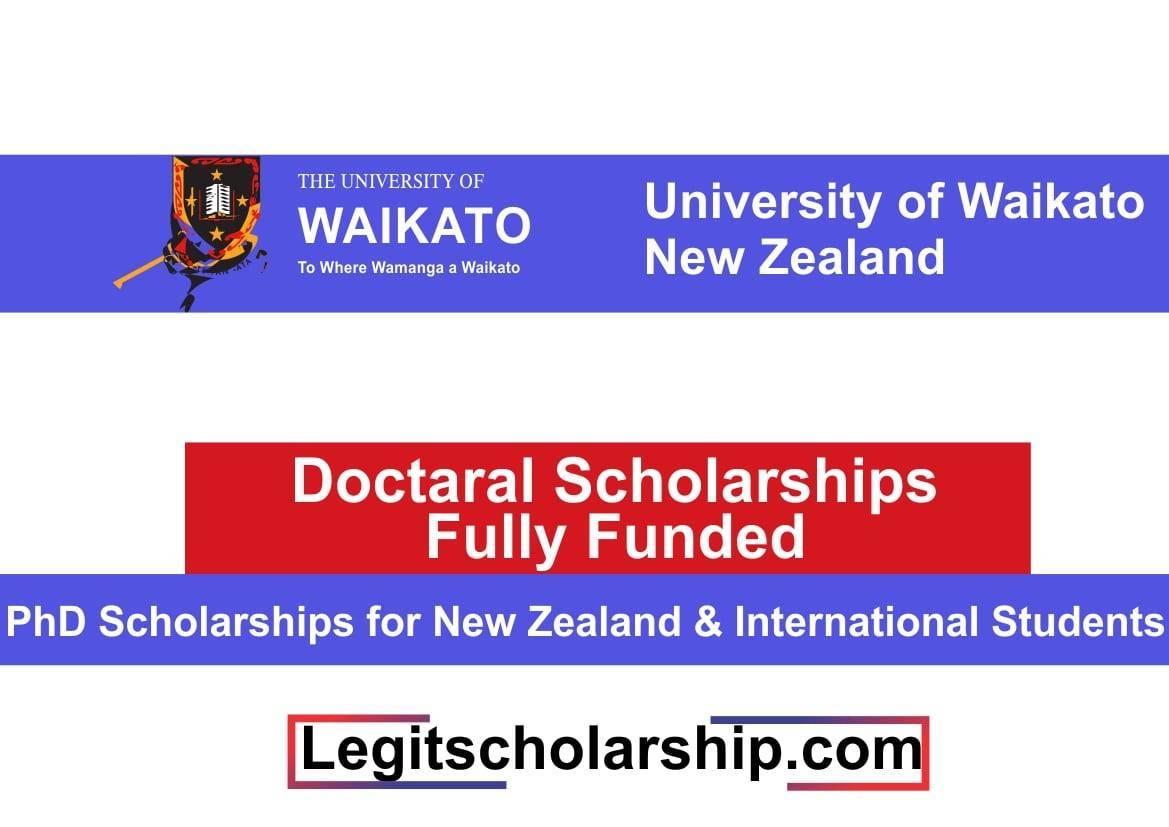 phd waikato university nz