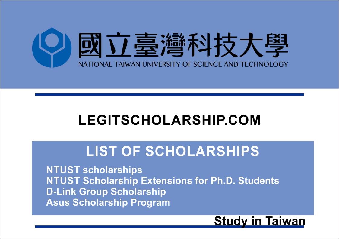 national taiwan university of science and technology scholarship 2023