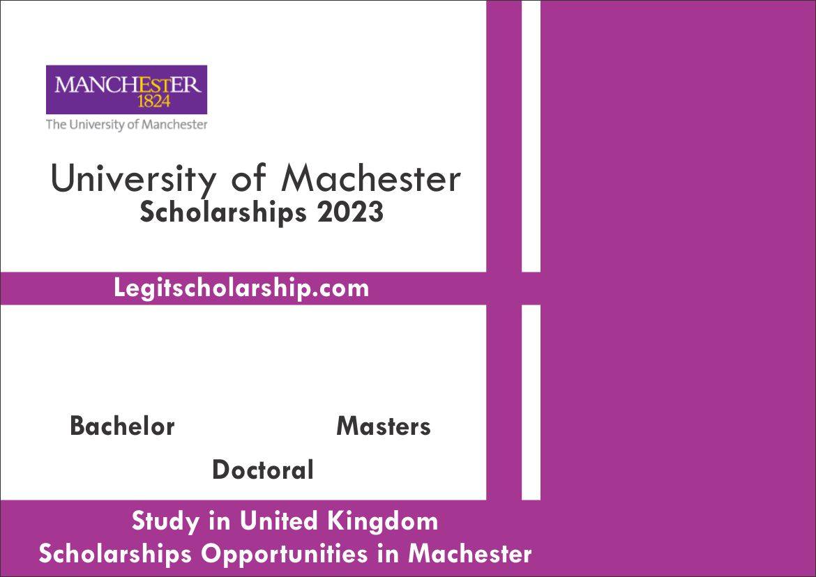 Manchester university Scholarships in UK for international students