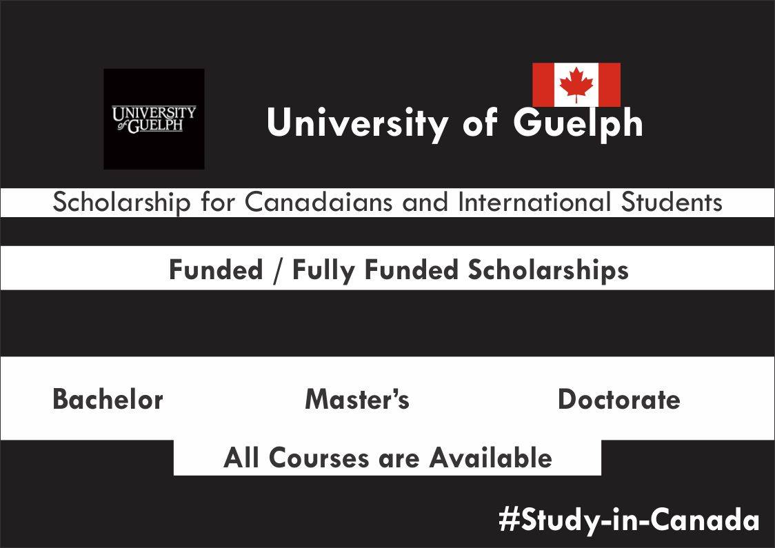 University of Guelph Scholarships for international students 2024