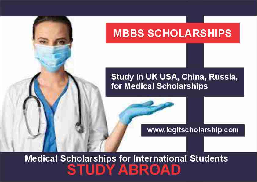 MBBS Scholarships For International Students To Study Medicine 2024 ...