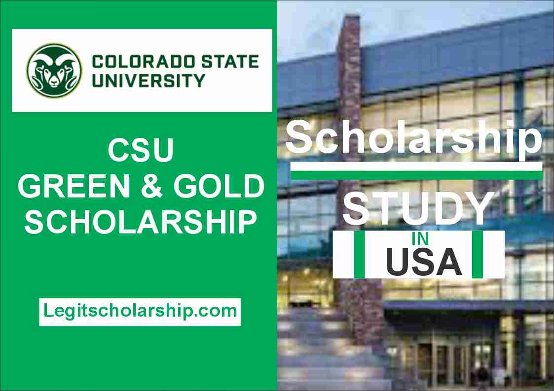 Colorado State University Green & Gold Scholarship in USA 2024