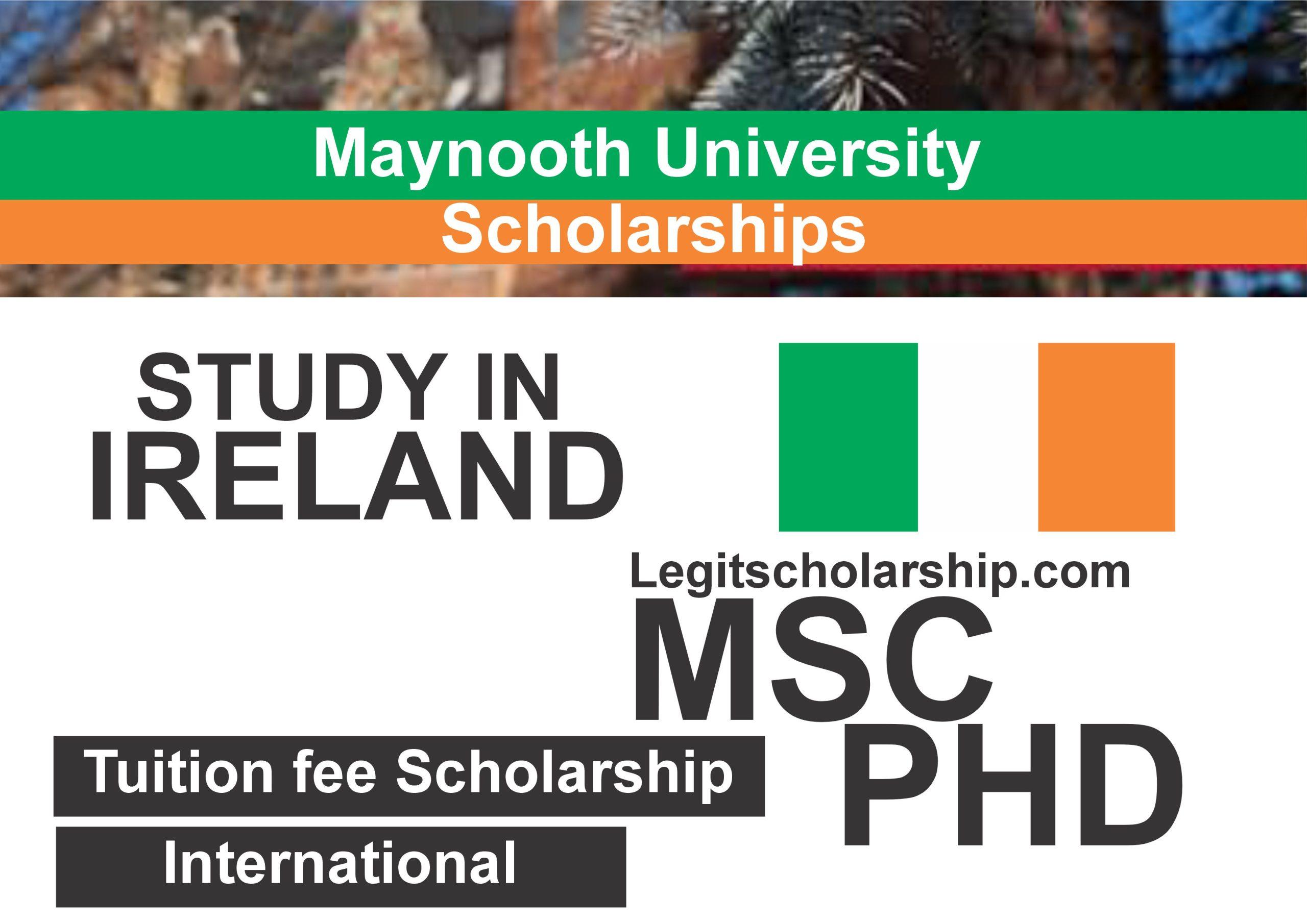 phd scholarship in ireland